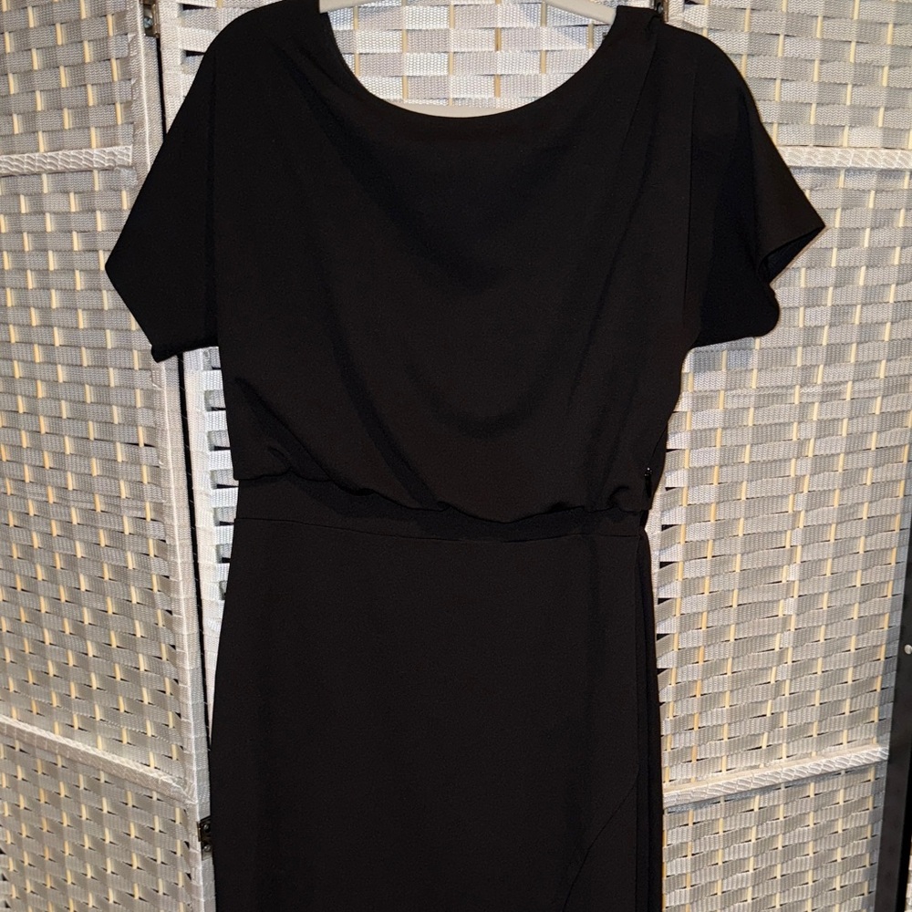 Kensie Elegant Black Midi Dress